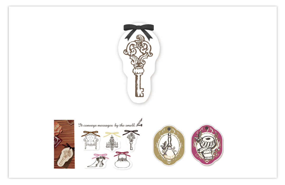 エスティートのグラフィックデザイン