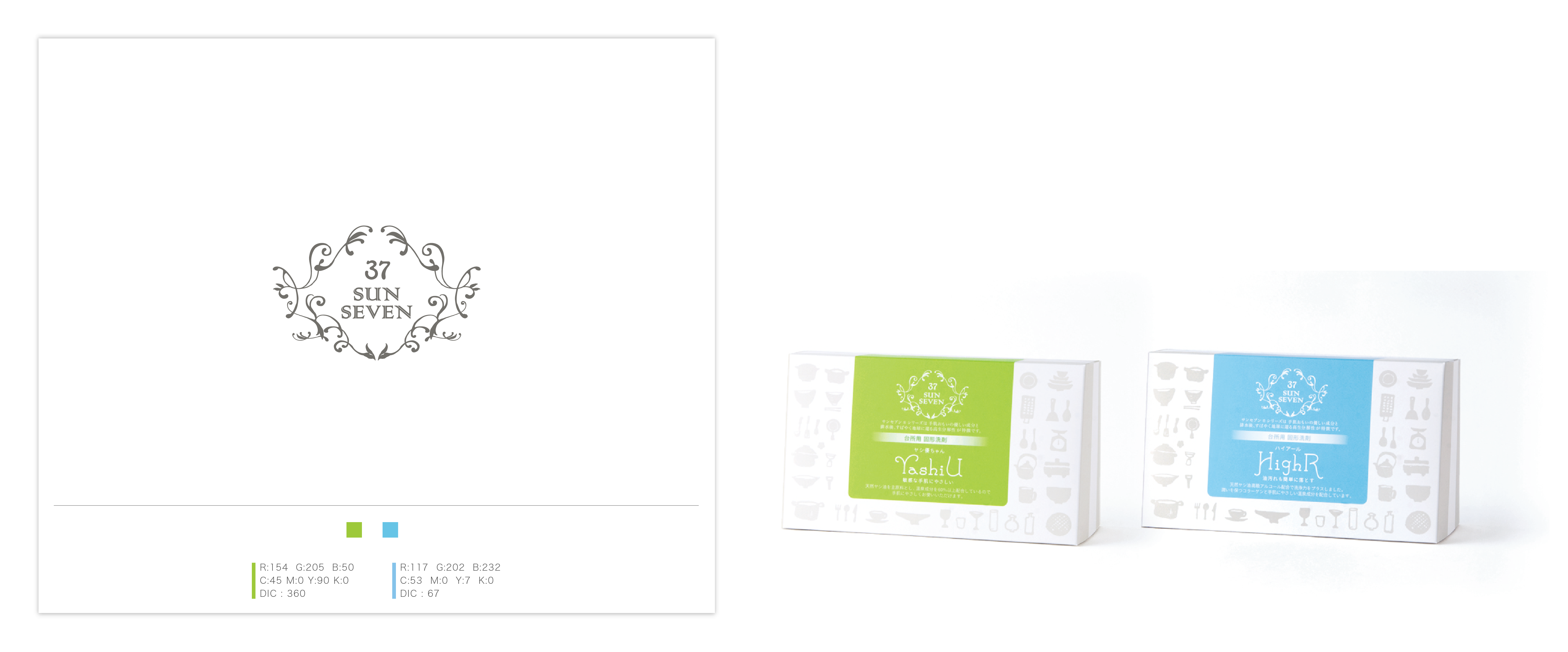 グラフィックデザイナーわかばによるサンセブンシリーズのグラフィック